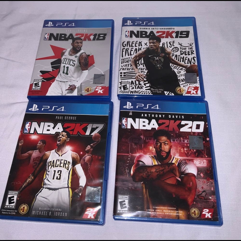 PS4 GAME BUNDLE NBA 2K 20,2K 19, 2K 17, 2K 18